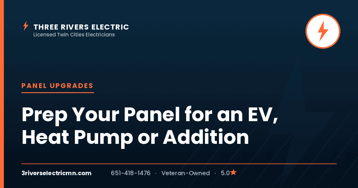 Preparing your electrical panel for an EV charger or heat pump