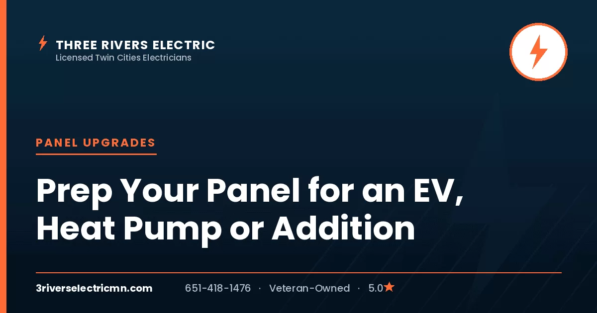 Preparing your electrical panel for an EV charger or heat pump
